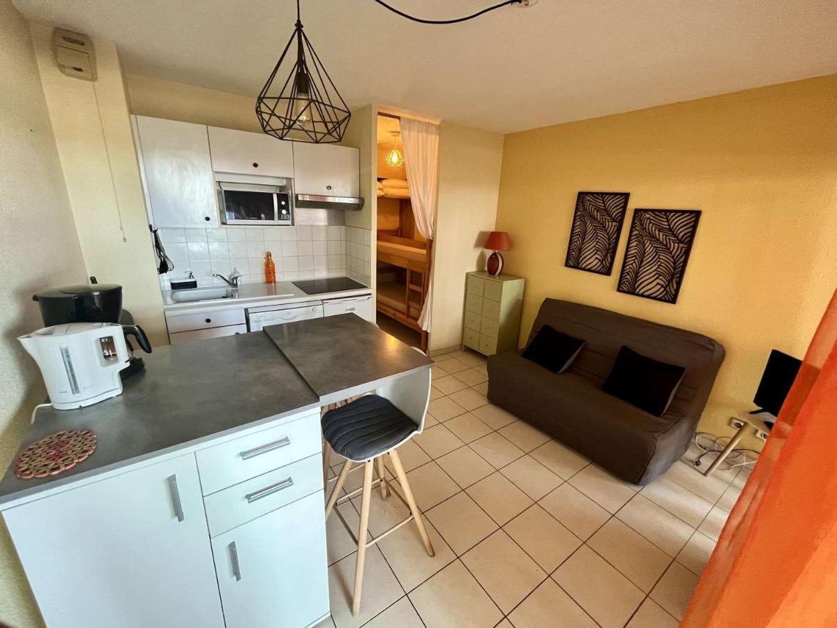 Studio Cabine Avec Terrasse 4 Pers, Acces Direct Plage, Tv, Animaux Admis - Argeles-Sur-Mer - Fr-1-225-798 Eksteriør billede